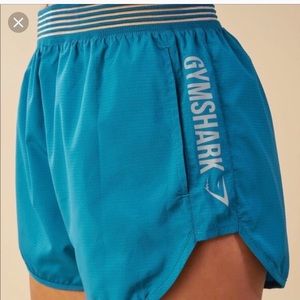 Gymshark green running shorts